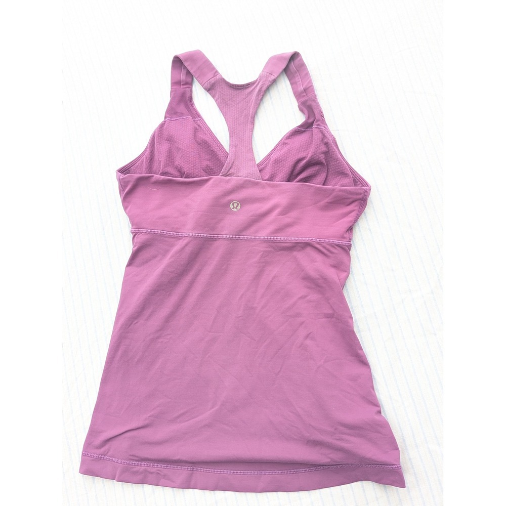 Lululemon Athletica Purple Bra Shelf Tank Top - Picture 2 of 11